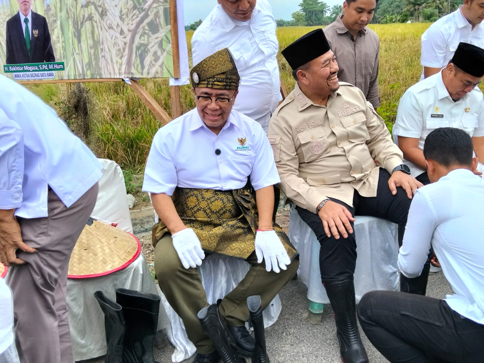 Ketua BAZNAS RI Hadiri Panen Raya Program Lumbung Pangan BAZNAS Batu Bara